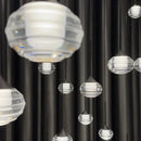 Water Drop LED Pendant Chandelier Bedroom Lamp by Ljojo
