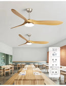 Ljojo Modern 42 Inch Ceiling Fan with Remote Control and LED Light - Pure Copper Motor
