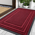 Ljojo Low Profile Outdoor Rubber Mat Heavy Duty Non Slip Indoor Doormat