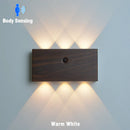 Ljojo LED Wall Lamp - Wireless Magnetic Installation, 4000mAh Battery, 6W Indoor Lighting