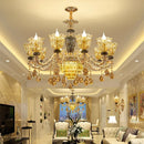 Ljojo Luxury Crystal Chandelier Lamp for Living Room Bedroom Decor Atmosphere Lighting