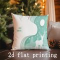 Christmas Cartoon Pillow Covers by Ljojo - Festive Home Decor for Sofa, Bedroom & Car