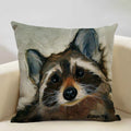 Ljojo Linen Farm Animals Cushion Cover 45x45CM - High-quality Bedroom Decor