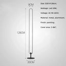 LED Floor Lamp Black Aluminum Modern Rectangular Bedroom Living Room Lighting Ljojo