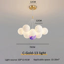 Children's Bedroom Chandelier Modern Resin 3D Printed Dining Room Lights by Ljojo