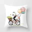 Ljojo Lovely Cartoon Pattern Cushion Cover 45*45cm