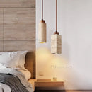 Ljojo Huangdong Stone Wabiji Style Bedside Chandelier for Home Decor and Hospitality Settings