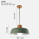 Nordic Style Chandelier: Modern Solid Wood Lamps by Ljojo