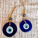 Ljojo™ Blue Evil Eye Glass Wall Hanging Home Protection Charm Wall Decor