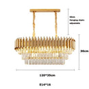 Crystal Pendant Light Modern Luxury Chandelier for Dining Room Bedroom - Ljojo