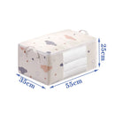 Ljojo™ Quilt Clothes Storage Bag: Big Capacity, Moisture Proof, Dustproof Organizer