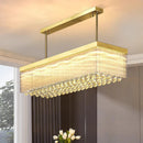 Ljojo Luxury Crystal Chandelier Pendant Light for Living Room and Dining Room