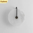 Ljojo Marble Circle Wall Lamp for Home Decor & Lighting Fixtures
