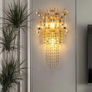 Crystal Wall Lamp: Postmodern Luxury Light Fixture for Living Room and Bedroom by Ljojo