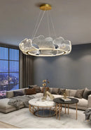 Ljojo Modern Acrylic Hanging Light Petal Design for Bedroom Living Room - SANDYHA Compatible