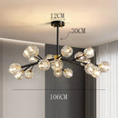 Ljojo Luxury Crystal Chandelier Pendant Light | Modern Dining Room Ceiling Lamp