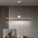 Ljojo Marble Chandelier: Stylish LED Pendant Light for Home Decor & Dining Room