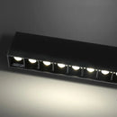 LED Grid Line Ceiling Light: Modern Office Strip Fixture by Ljojo