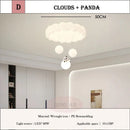 LED Cloud Bubble Ball Chandelier for Living Room Decor by Ljojo