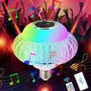Ljojo E27 Bluetooth Music Light Bulb RGB Remote Control Atmosphere Speaker LED Bulb