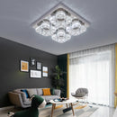 Ceiling Lights Chandelier Modern Silvery LED Remote Control Fixture by Ljojo for Living Room Bedroom
