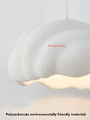 French Dining Room Wabi Sabi LED Pendant Lamp Cream Chandelier Fixture by Ljojo
