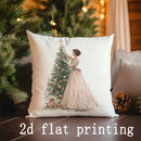 Christmas-inspired Ljojo Pillowcases for Home Decor, Sofa, Bedroom, Car - Patterned Cushion Cover
