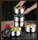 Ljojo 4-Layer Stainless Steel Vacuum Lunch Box & Pot