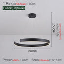 Ljojo Minimalist C-shaped Pendant Light for Restaurant Bar, Bedroom, and Living Room