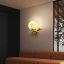 Ljojo Marble Wall Lamp: Medieval Luxury Lighting for Bedroom, Living Room & Corridor