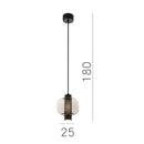 Ljojo Minimalist Glass Chandelier for Elegant Spaces