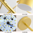 Ljojo Modern Rotate LED Chandelier for Living Room Dining Office Black Pendant Lights