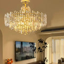 Ljojo Luxury Modern Gold Crystal LED Ceiling Light for Living Room Chandelier