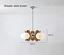 Ljojo Medieval Magic Bean Pendant Lamp Chandelier Retro Bauhaus Fixture