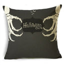 Black White Happy Halloween Trick Or Treat Pillowcase for Ljojo Décor