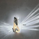 Eagle Owl Light Projection 3D Printed Night Light LED Wall Lamp by Ljojo