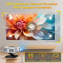 Ljojo™ 40000Lumens Android 3D Full HD Projector Auto Focus Home Theater 5G WiFi