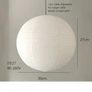Ljojo Washi Paper Pendant Light Chandelier for Living Room - Elegant Hanging Lamp Bedroom Decor