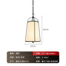 Japanese Pendant Lights Wabi-sabi Fabric Lamp | LED Indoor Lighting by Ljojo