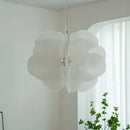 Nordic White Flower Acrylic Shade Hanging Pendant Light for Home Decor by Ljojo