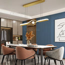 Copper Italian Restaurant Straight Bar Counter Light Ljojo Modern Minimalist Dining Room Lighting