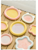 Ceramic Heart Dessert Plate Set by Ljojo - Cute Breakfast Tableware Home Inventory