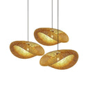 Bamboo Hand Weaving Pendant Light 40 80cm LED Chandelier Fixture for Home Bedroom Decor by Ljojo