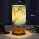 Ljojo LED Square Decoration Table Lamp Simple Chinese Style Dimmable Night Light EU Plug