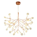 Nordic Firefly Branch Chandelier Elegant Hanging Light for Modern Living Room Decor by Ljojo