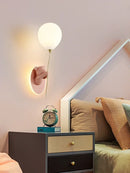 Children's Bear Wall Lamp | Creative Cartoon Bedside Light Fixture by Ljojo