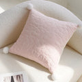 Ljojo Lily Jacquard Embroidery Pillow Cover for Sofa Living Room 45x45