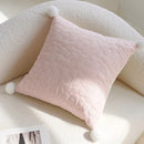Ljojo Lily Jacquard Embroidery Pillow Cover for Sofa Living Room 45x45