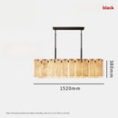 Ljojo Luxury Onyx Stone Chandelier Pendant Lights for Villa Loft Living Room House Decor