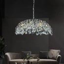 Ljojo Luxury Crystal Chandelier: Modern, Retro Style Lighting Fixture for Living, Dining & Bedroom